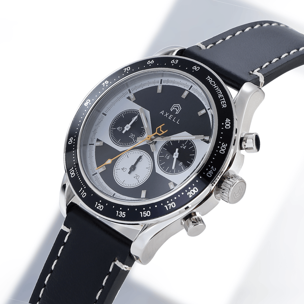 Pitstop Reverse Panda Leather Strap