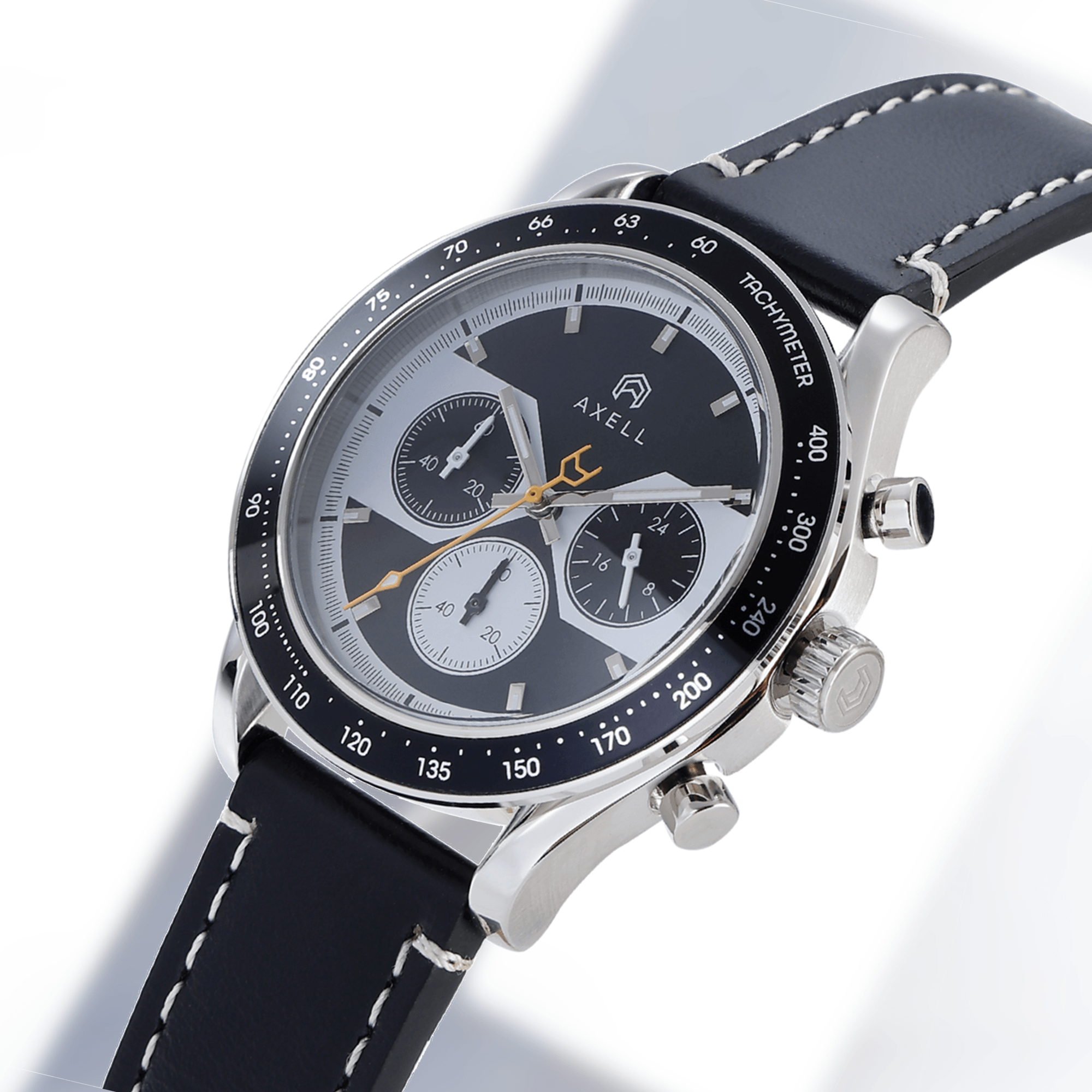 Pitstop Reverse Panda Leather Strap